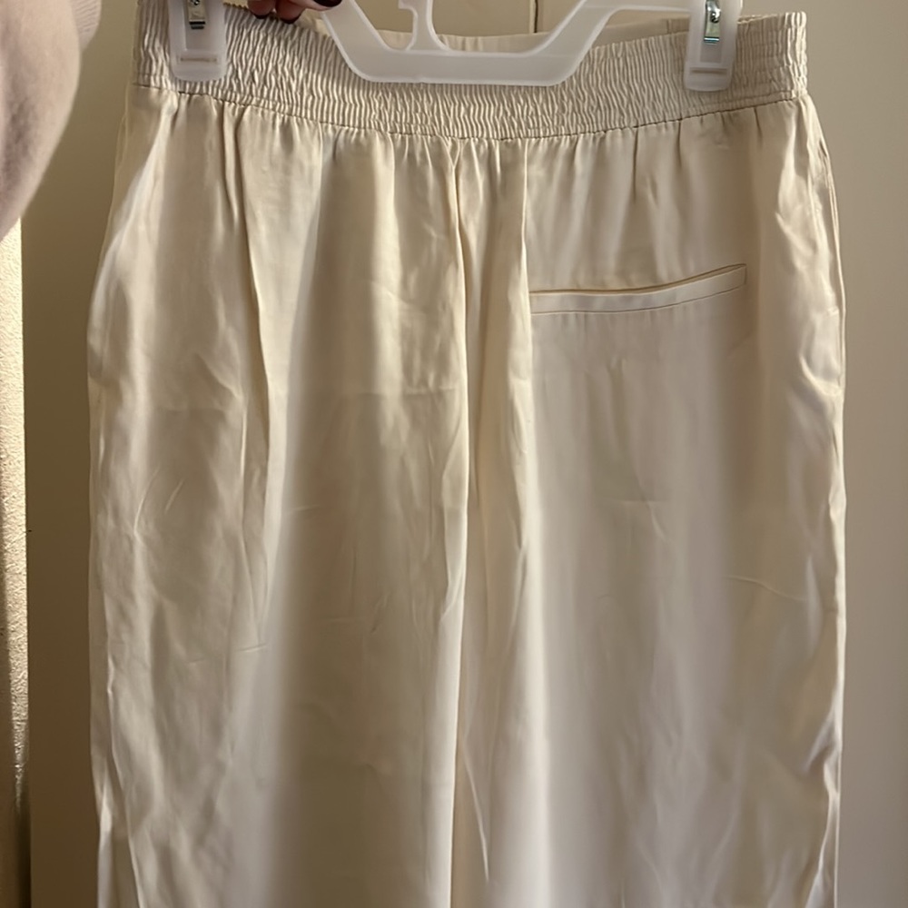 ZARA high waisted satin wide leg pants, worn once - Picture 3 of 4